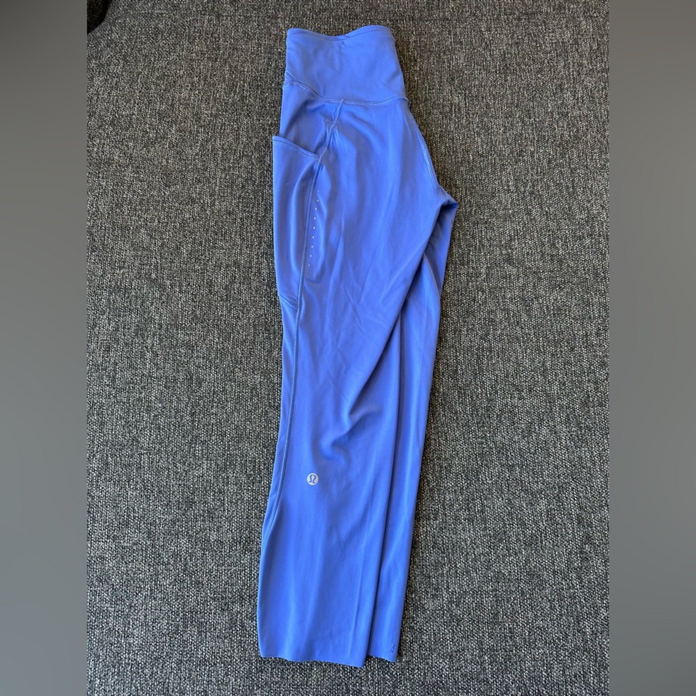 lululemon athletica fast and free high-rise crop 23” leggings with pockets